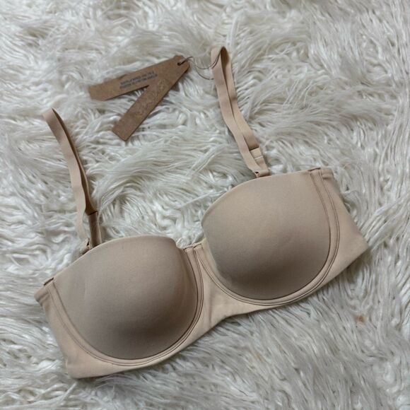 Skims Fits Everybody Strapless Bra Sand Size 32B - Picture 2 of 7